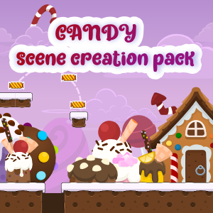 Candy scene creation pack