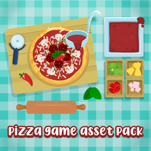 Pizza game asset pack