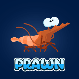 Prawn character game sprite